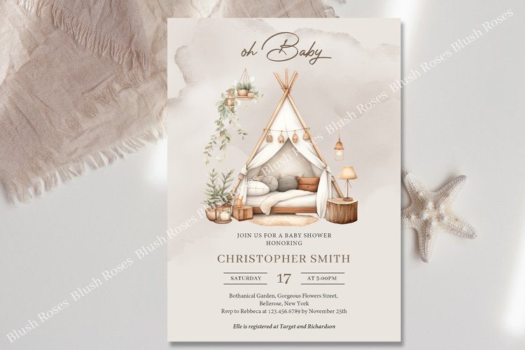 Floral Invitation Template Image 14