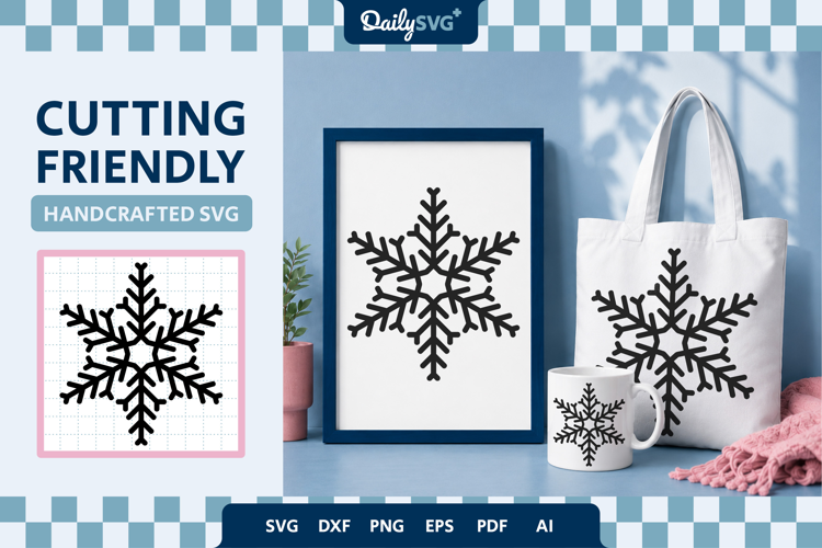 Winter Snowflake SVG