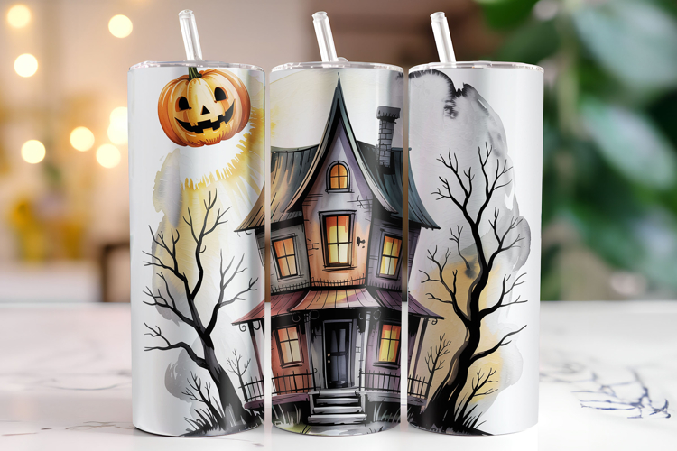 Happy Halloween Tumbler Wrap | Sublimation | Tumblers