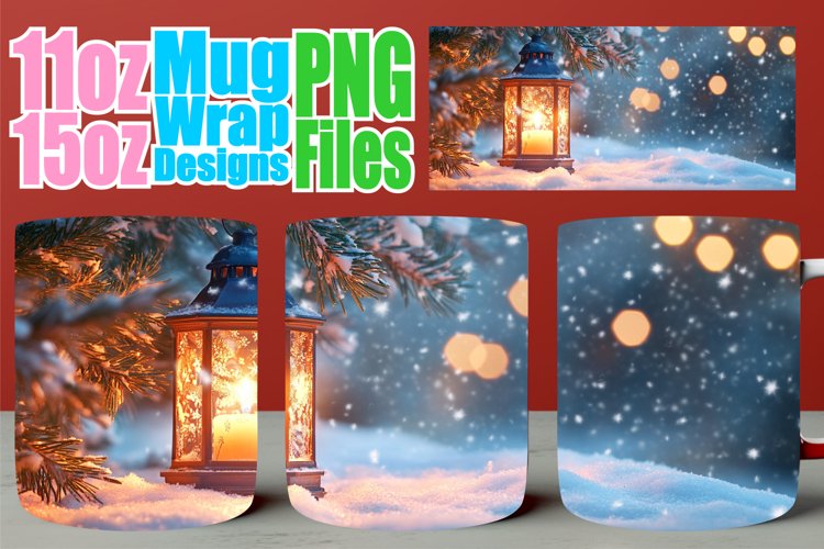 Heartwarming days sublimation print wrap, Winter example image 1