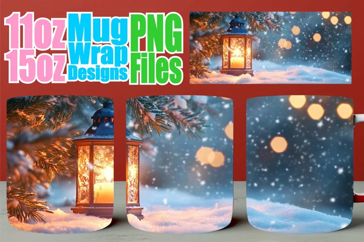 Heartwarming days sublimation print wrap, Winter