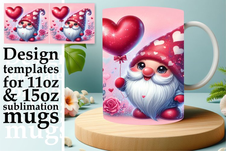 Gnome Love on Heartfelt Mugs example image 1