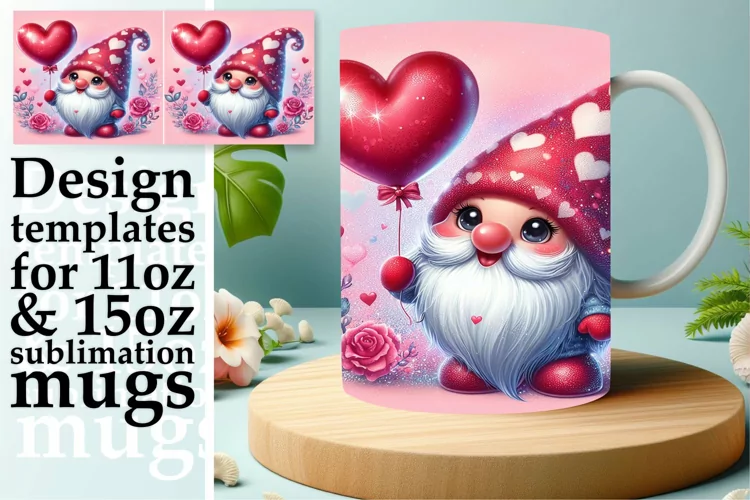 Gnome Love on Heartfelt Mugs