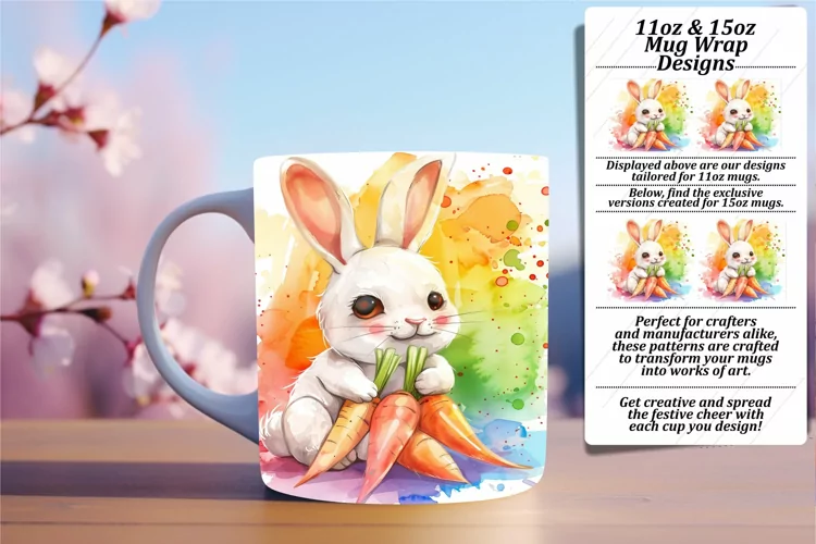 Whimsical Wildlife Mug Wrap Assortment 11oz/15oz