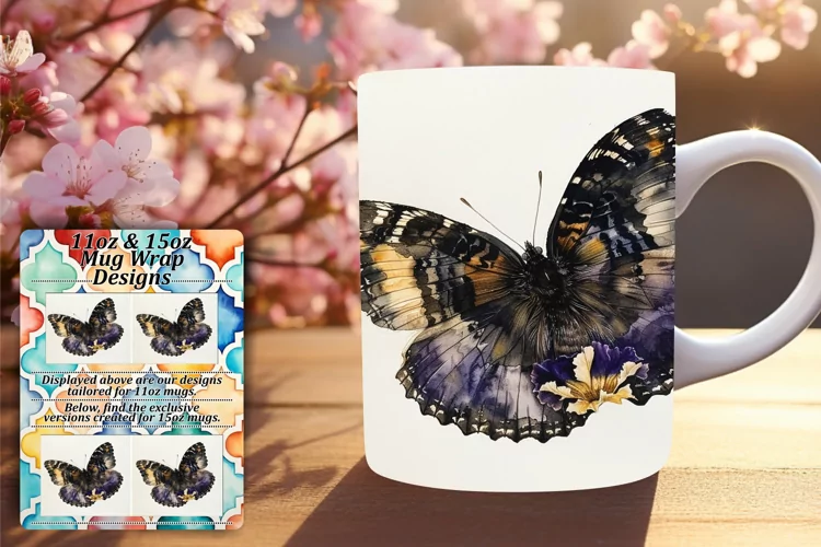 Pastel Paradise: Spring Butterfly Mug