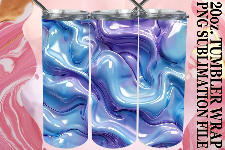 Colorful Pattern 20oz Tumbler Wrap Collection