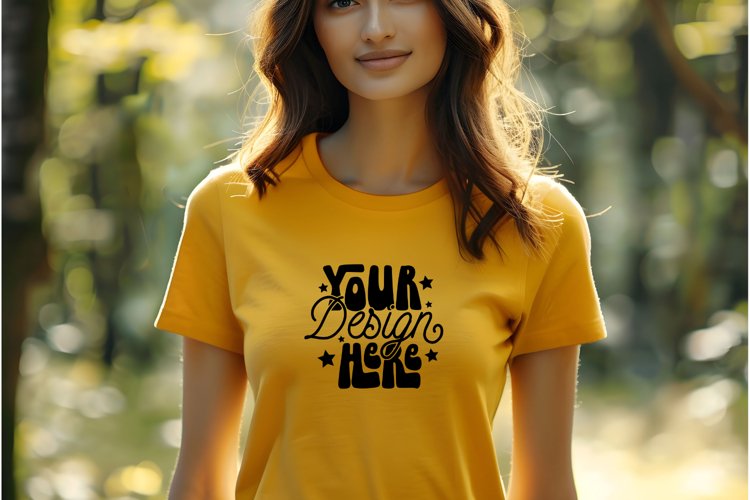 White Tshirt Mockup Image 4