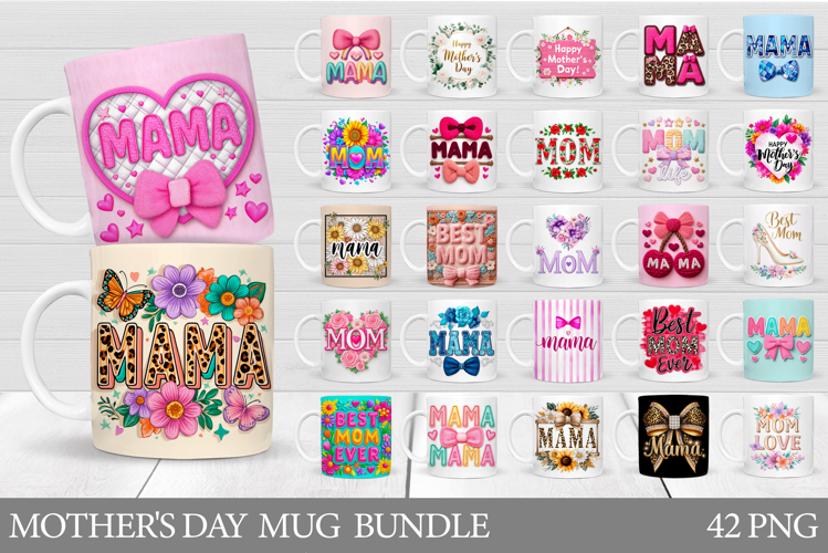 Mothers Day Mug Bundle. Mothers Day Sublimation