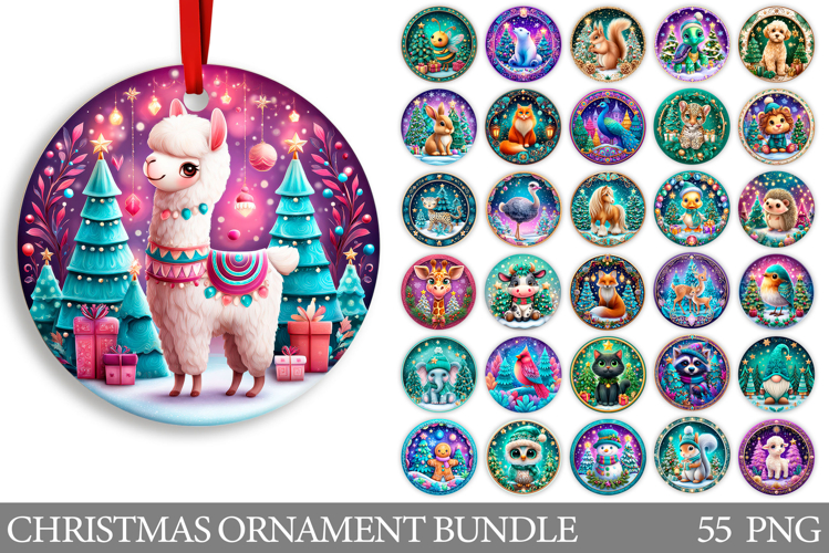 Christmas Ornament Bundle. Christmas Ornament Sublimation