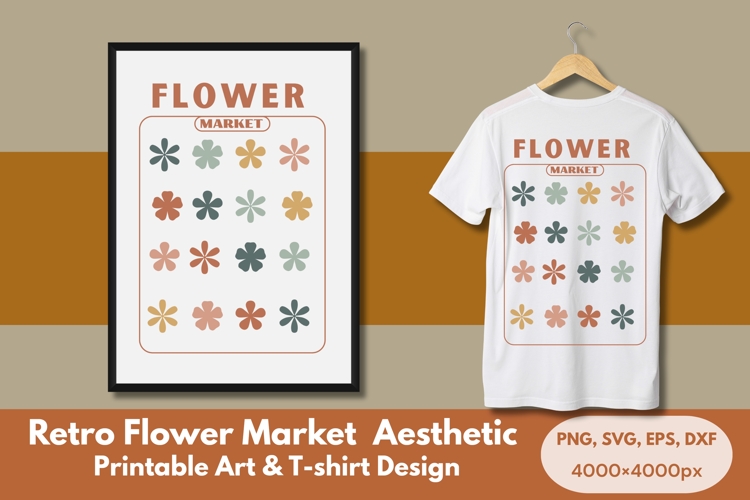 Retro Flower Market Aesthetic