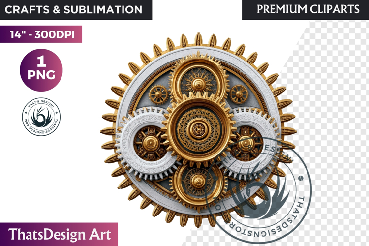Steampunk Winter Fantasy Sublimation Graphics PNG clipart