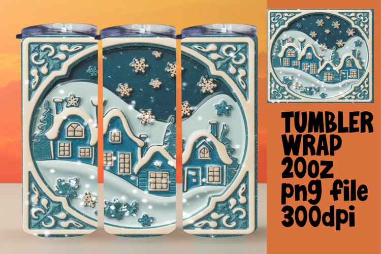 Christmas Tumbler Wrap Image 4