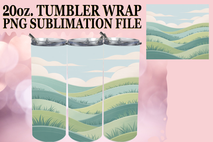 Radiant Thoughts 20oz tumbler wrap, Spring