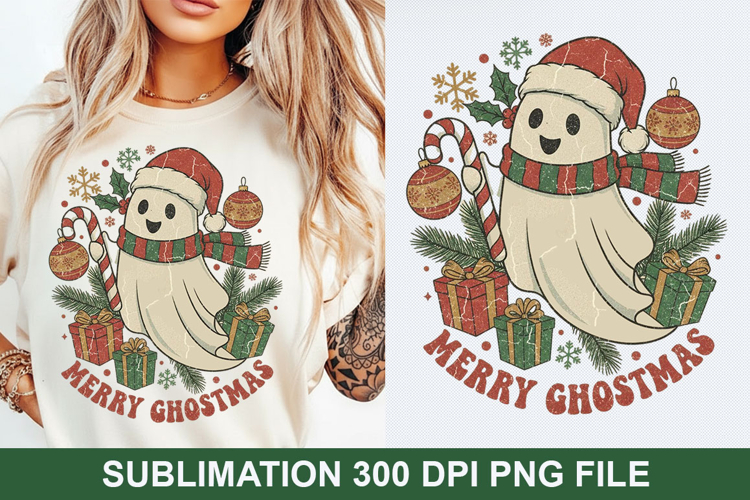 Merry Christmas Sublimation - Christmas PNG Design