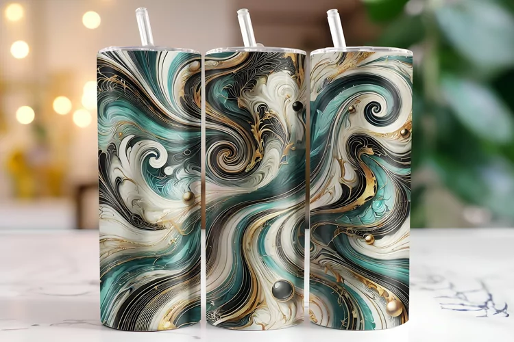 Marble Tumbler Wrap | Sublimation | Tumblers
