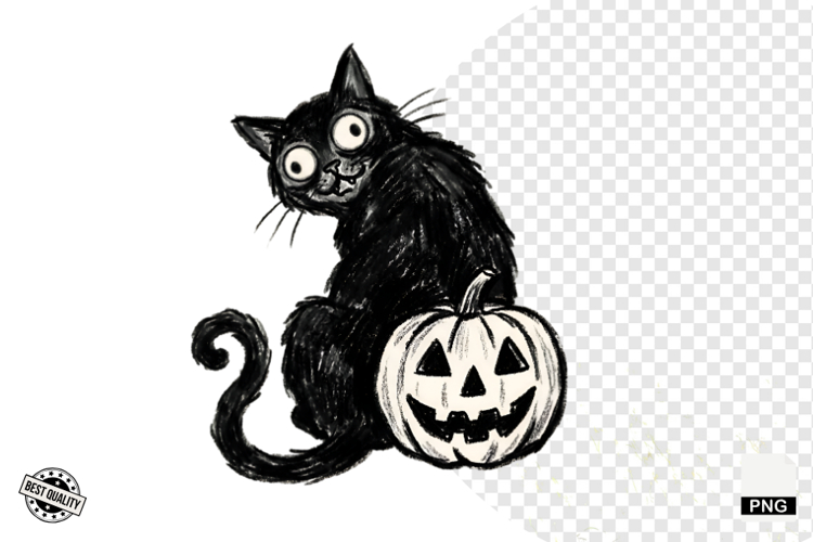 Halloween Cat Clipart Image 10