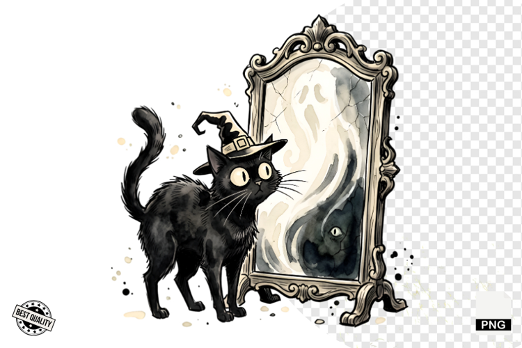 Halloween Black Cat Clipart