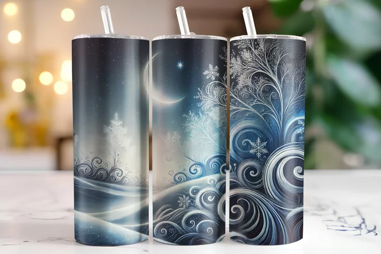 Winter Tumbler Wrap | Sublimation | Tumblers