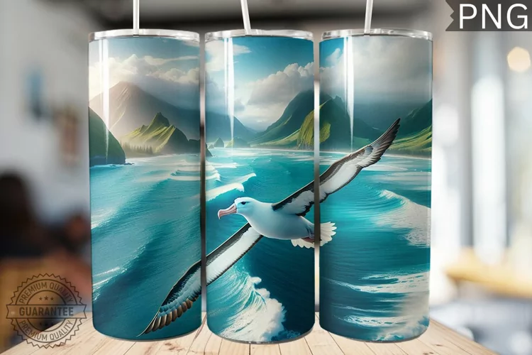 Albatross Tumbler Wrap - Albatross Tumbler Design