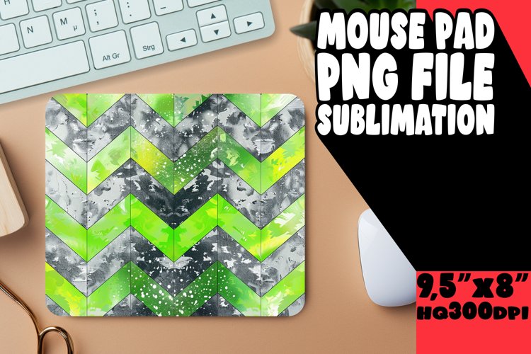 Colorful Glitter Stripes Mouse Pad for Sublimation PNG