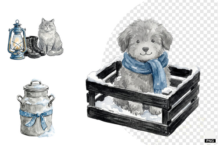 Winter Harvest Clipart example image 1