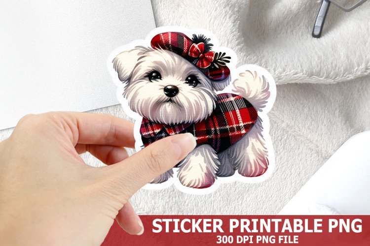 Christmas Dog Clipart Image 13
