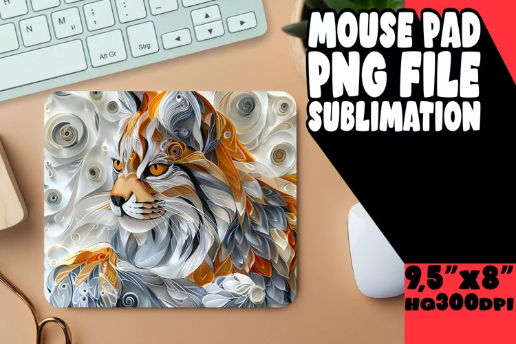Kitty Kingdom 3D Sublimation Mouse Pad - Cat Lover