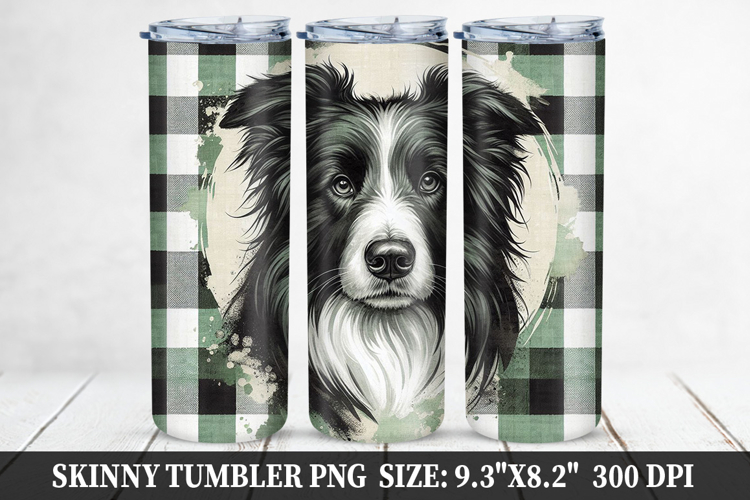 Dog Skinny Tumbler 20oz Wrap Design, Animal Tumbler Wrap