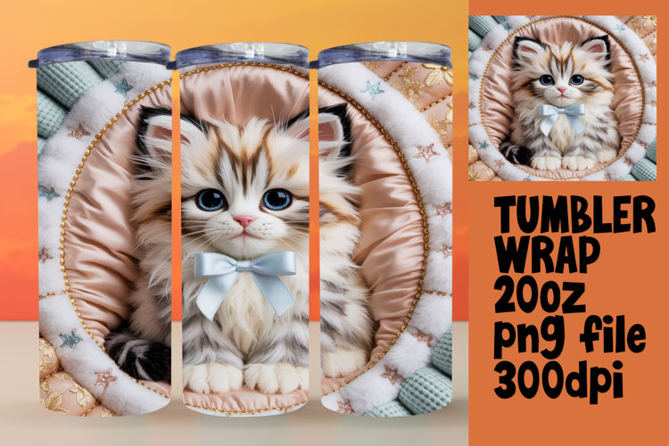 Elegant 20oz Tumbler Design , Holiday Pets