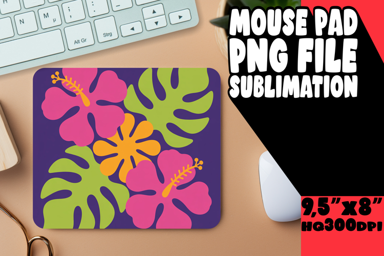 CHEERFUL mouse MAT Gift Inspiration, Flowers