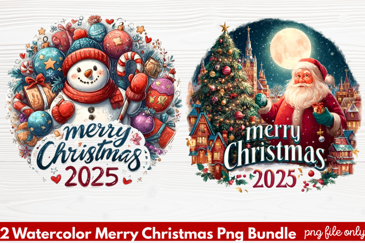 Christmas Watercolor Clipart Image 14
