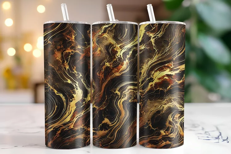 Marble Tumbler Wrap | Sublimation | Tumblers