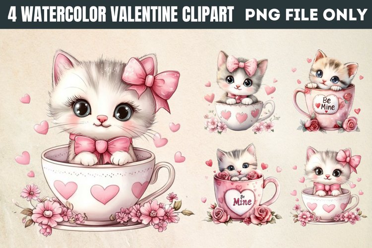 Cute Cat Clipart Image 3