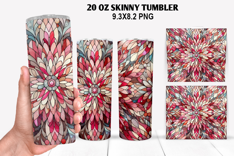 Valentine Skinny Tumbler 20oz Wrap Design, Valentine Tumbler