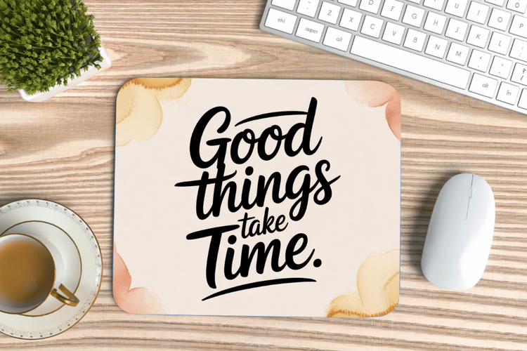 Inspirational Quotes Mouse Pad, Motivational PNG Sublimation