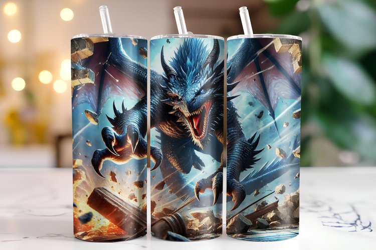 Dragon Tumbler Wrap | Sublimation | Tumblers