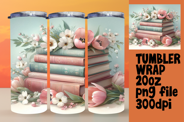 20oz Sublimation Template for Creatives , Books