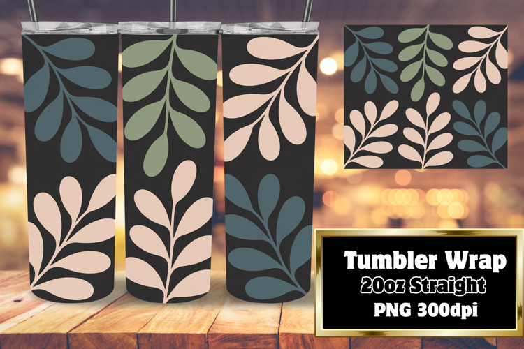 Dynamic 20oz Tumbler Design , Flowers