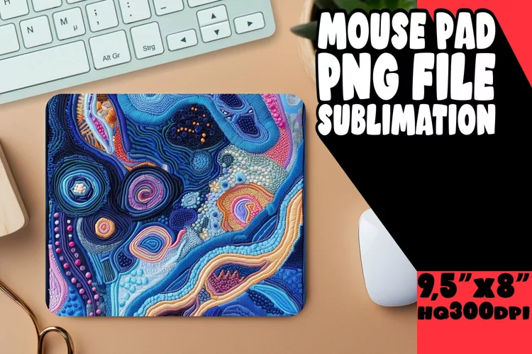 Colorful 3D Embroidered Sublimation