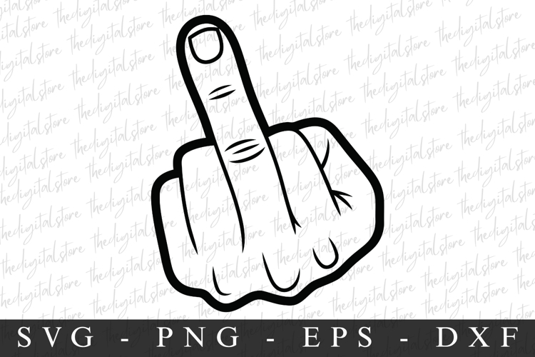 Middle Finger| SVG Cut files | Cricut
