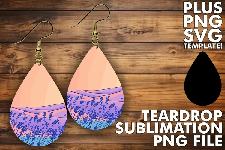 Sublimation Whimsy in Earrings