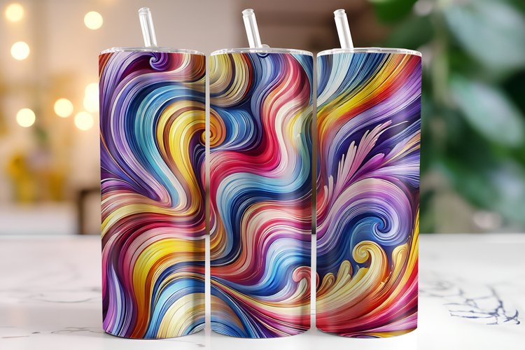 Abstract Tumbler Wrap | Sublimation | Tumblers
