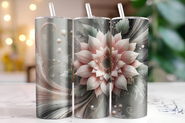Flowers Tumbler Wrap | Sublimation | Tumblers