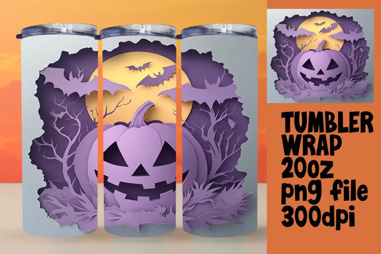 Halloween Tumbler Wrap Image 5