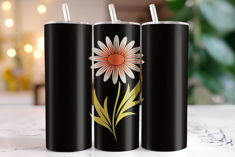 Flowers Tumbler Wrap | Sublimation | Tumblers
