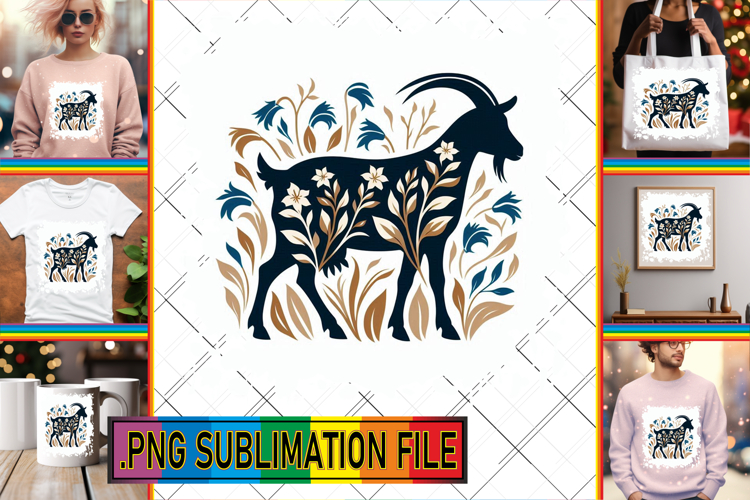 Sweet TOTE BAG Sublimation Ideas, Flower Animals
