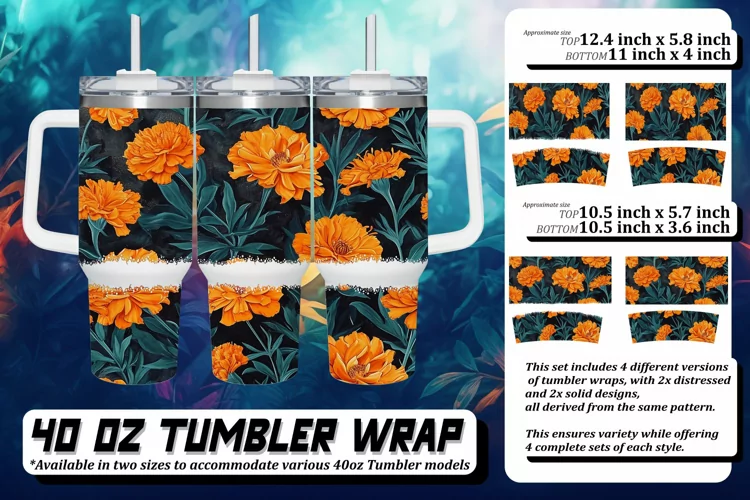 Blossoming Spring Tumbler Wrap