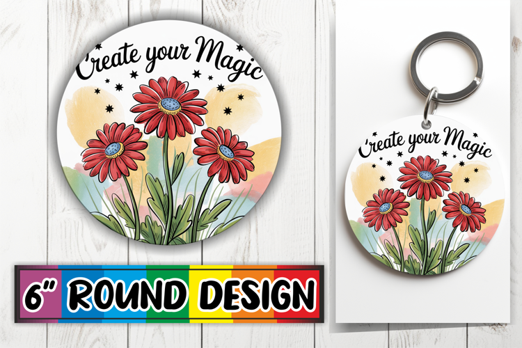 Joyful Circle Designs Sublimation, Flowers Quote