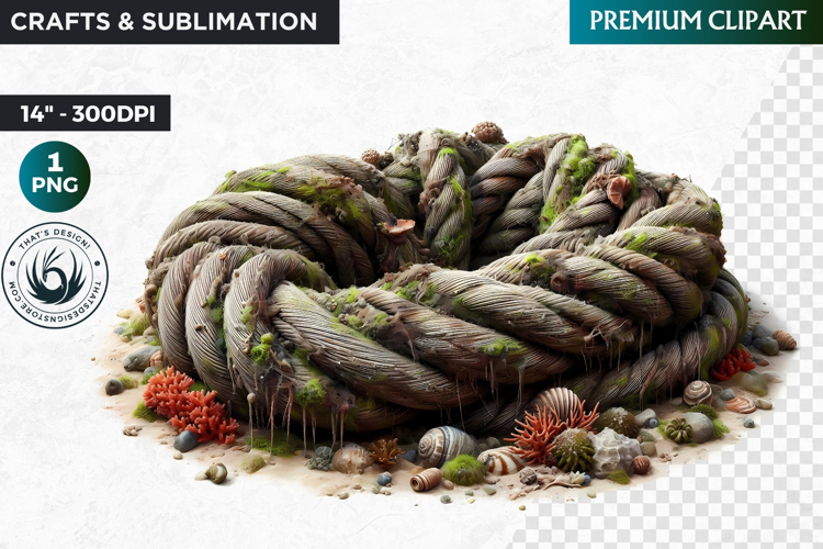 Undersea Shipwrecked , Nautical Clipart, Ocean ruins