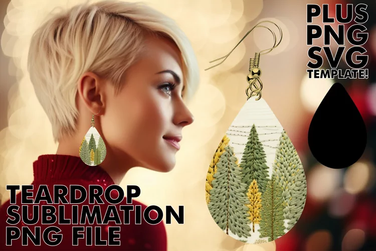 Whimsical Forest Fantasy: Teardrop Earrings